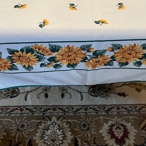 New Table clothNo stains Sunflower Pattern Pretty - Rectangle -